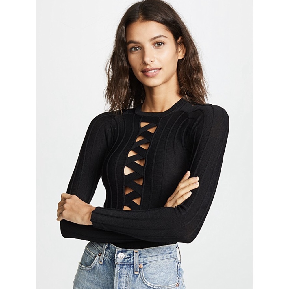 For love and lemons Simone laced bodysuit